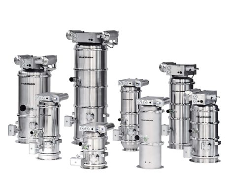 Vakuumförderer Typ VS für das saubere und sichere Fördner von Pulvern, Granulaten und anderen Schüttgütern von A nach B. Erzeugung des Unterdrucks mit einer Multijector Vakuumpumpe. Nach Richtlinie 2014/34/EU ATEX baumustergeprüft und für staubexplosive Stoffe geeignet. Das hygienische Design ermöglicht eine leichte Reinigung. Einsatz in der chemischen Industrie, Phrama, Lebensmittel, Metallpulver etc.