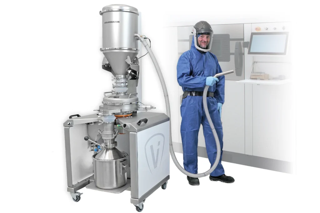 PowTReX basic for the screening and processing or recovery, reclaiming and recycling of metal powder