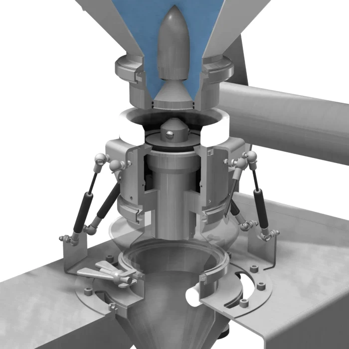 VIAS-Ventil, Kupplungsstücke getrennt