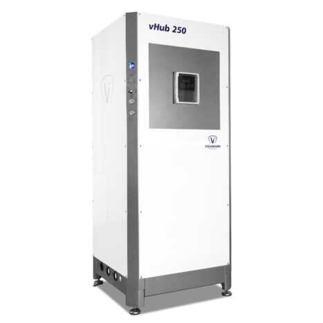 vHub 250 zur Pufferung und Lagerung von Metallpullver in der Additiven Fertigung bzw. dem 3D-Druck