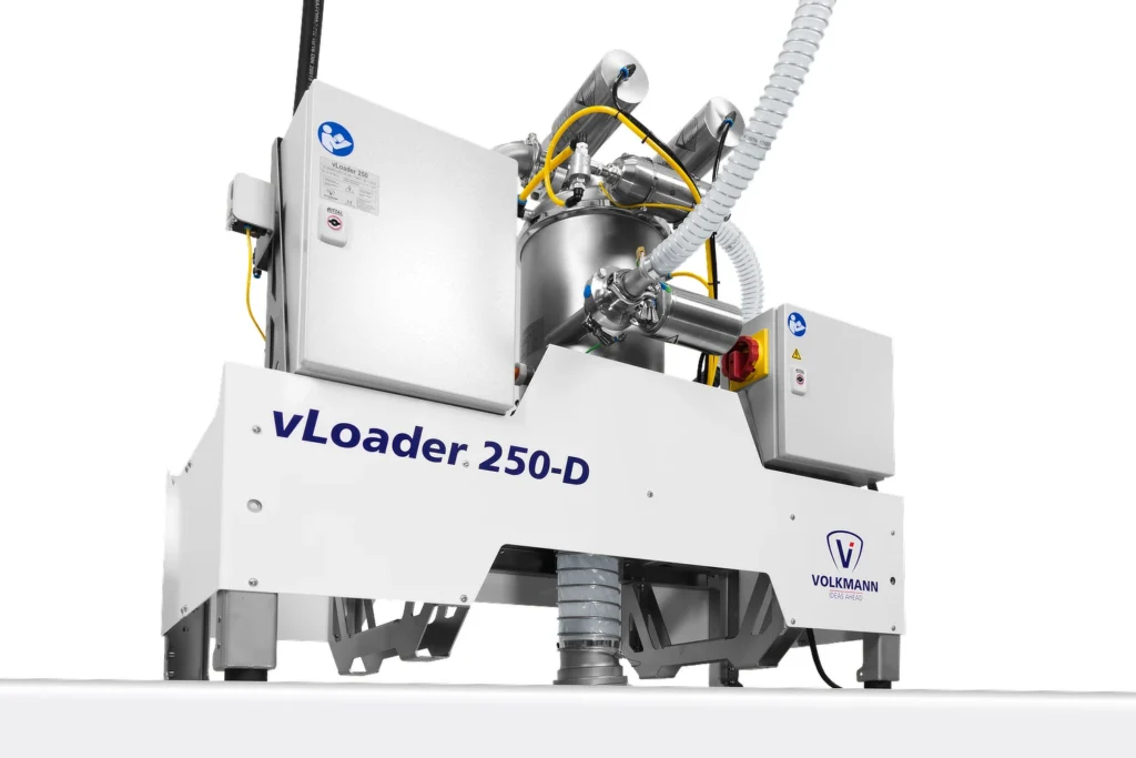 vLoader 250 for automatic filling (reloading) of 3D printers with metal powder